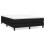 VidaXL (black, 25 cm/ 4ft6 double) vidaXL Box Spring Bed Frame Mattress Foundation Upholstered Bed Base Fabric 2