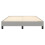 VidaXL (light grey, 25 cm/ 4ft6 double) vidaXL Box Spring Bed Frame Mattress Foundation Upholstered Bed Base Fabric 5