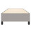 VidaXL (light grey, 35 cm/ 3ft single) vidaXL Box Spring Bed Frame Mattress Foundation Upholstered Bed Base Fabric 5