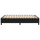 VidaXL (black, 35 cm/ 4ft6 double) vidaXL Box Spring Bed Frame Mattress Foundation Upholstered Bed Base Fabric 6