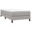 VidaXL (light grey, 25 cm/ 3ft single) vidaXL Box Spring Bed Frame Mattress Foundation Upholstered Bed Base Fabric 3
