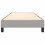 VidaXL (light grey, 25 cm/ 3ft single) vidaXL Box Spring Bed Frame Mattress Foundation Upholstered Bed Base Fabric 5
