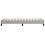 VidaXL (light grey, 25 cm/ 3ft single) vidaXL Box Spring Bed Frame Mattress Foundation Upholstered Bed Base Fabric 6