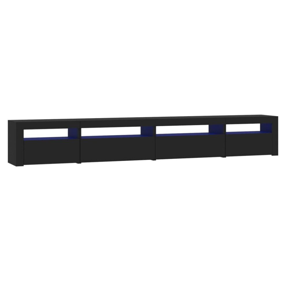 (black, 270 x 35 x 40 cm) vidaXL TV cabinets with LED Lights Multi Colours 240x35x40 cm/270x35x40 cm