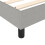 VidaXL (light grey, 25 cm/ 3ft single) vidaXL Box Spring Bed Frame Mattress Foundation Upholstered Bed Base Fabric 7