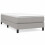 VidaXL (light grey, 25 cm/ 3ft single) vidaXL Box Spring Bed Frame Mattress Foundation Upholstered Bed Base Fabric 2
