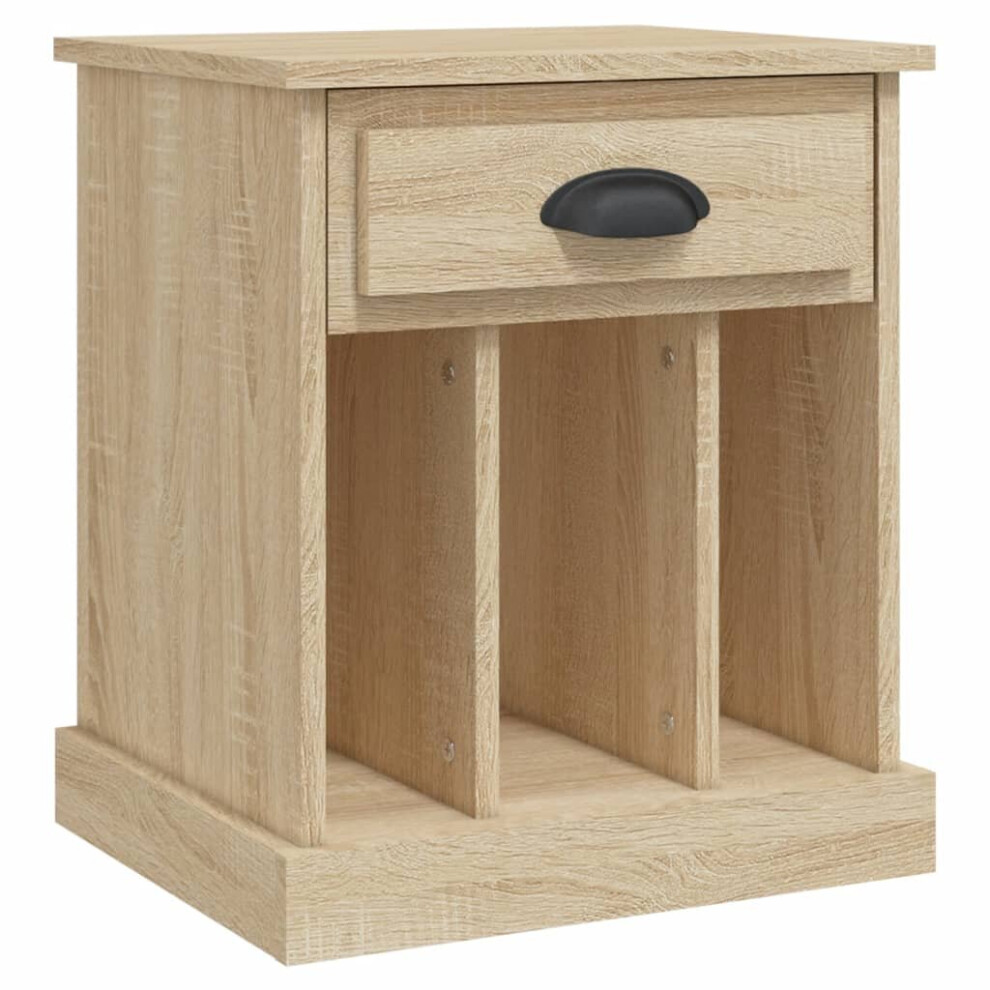 New Vidaxl (Sonoma Oak, Pcs) Bedside Cabinets Bedside Table Nightstand Telephone Stand Table Bedroom Brown Size 1