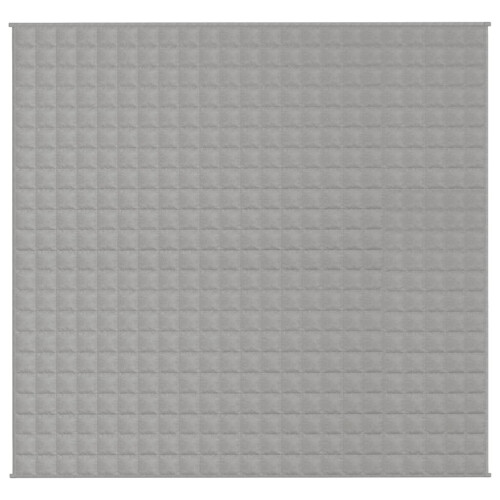 VidaXL vidaXL Gewichtsdecke Grau 220x230 cm 11 kg Stoff 2