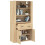 VidaXL (sonoma oak) vidaXL Highboard Engineered Wood Sideboard Storage Cupboard Multi Colours 5