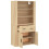 VidaXL (sonoma oak) vidaXL Highboard Engineered Wood Sideboard Storage Cupboard Multi Colours 6
