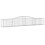 VidaXL vidaXL Gabionen mit Hochbogen 4 Stk. 400x50x60/80cm Verzinktes Eisen 3
