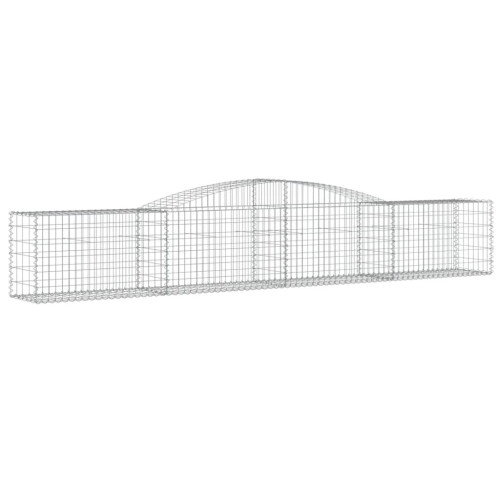 VidaXL vidaXL Gabionen mit Hochbogen 4 Stk. 400x50x60/80cm Verzinktes Eisen 2