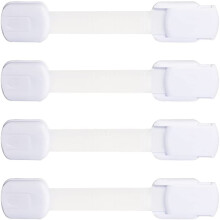 Toilet Seat Lid Lock Safety Child Proof Baby Toddler Kids Potty Home Bathroom (4pcs, white 2)