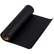 Black Kraft Paper Roll - 12 inches x 100 feet - Recyclable Paper Perfect for for Crafts, Art,Small Wrapping, Packing, Postal, Shipping, Dunnage & Parc