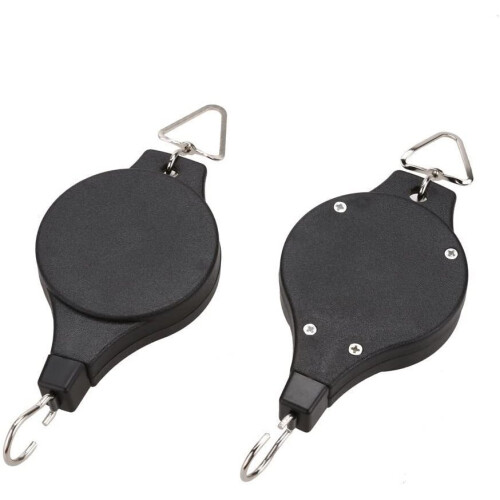 Plant Pulley Retractable Hanging Hooks 2pcs Garden Ornament Plant Pull ...