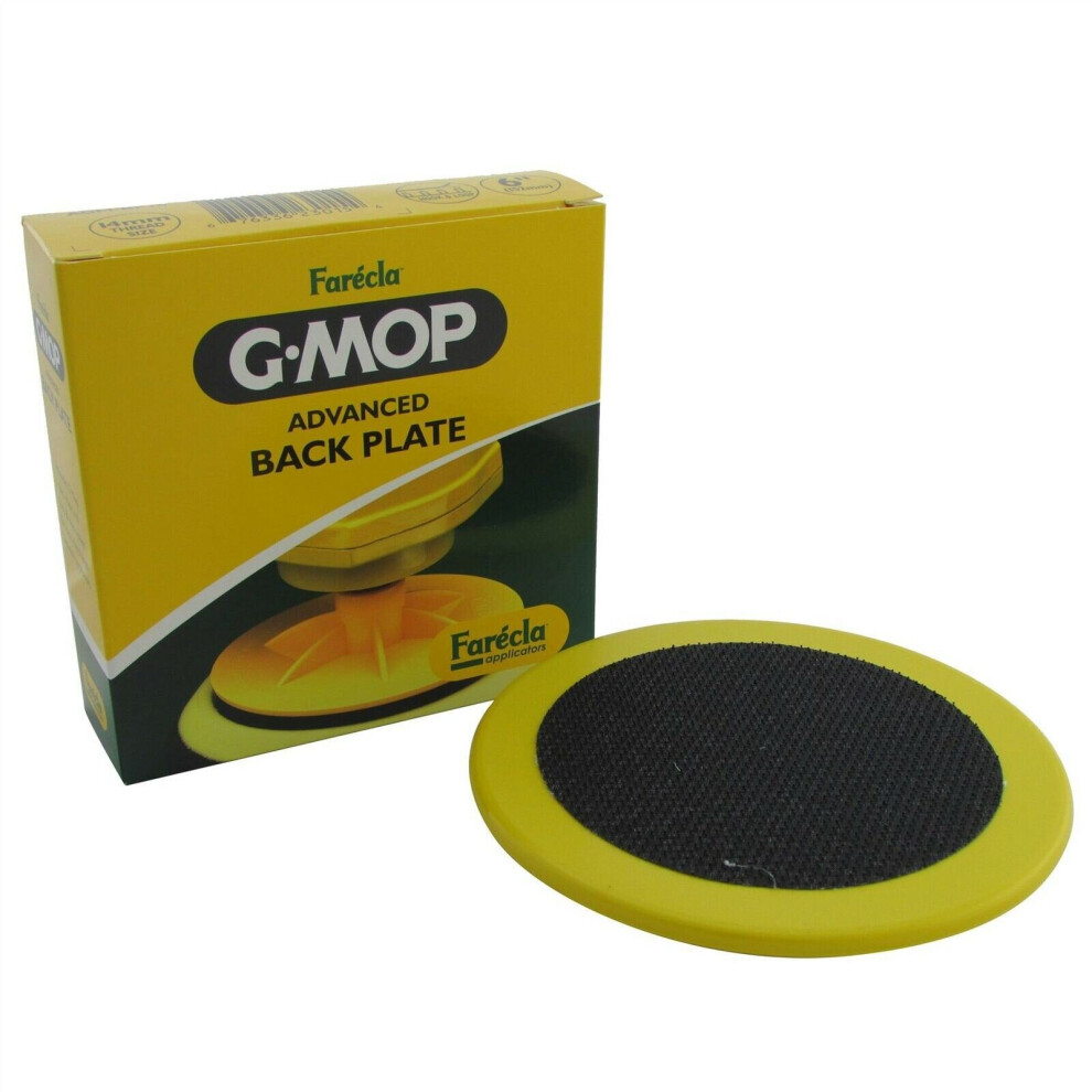 Farecla 6" 14Mm Thread Advanced Compounding Head Mop Back Plate G-Mop Agm-Bp14 5023901390389