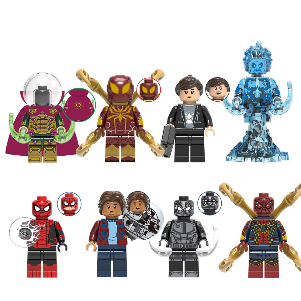 (Style A) 16Pcs Marvel Avengers Super Heroes Mini Figures Dc Fit Lego Minifigures