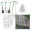 AAMEN 4-Pcs Garden Tools Set, Rake, Border Spade, Digging Spade & Fork 7