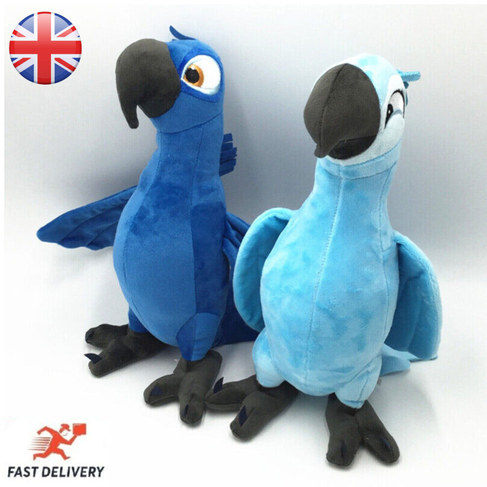 11.8in Rio Movie Figure Blu Jewel Plush Toy Macaw Parrot Birds Soft Doll on OnBuy