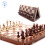 Magnetic Chess Board Wooden Set Folding Chessboard 3