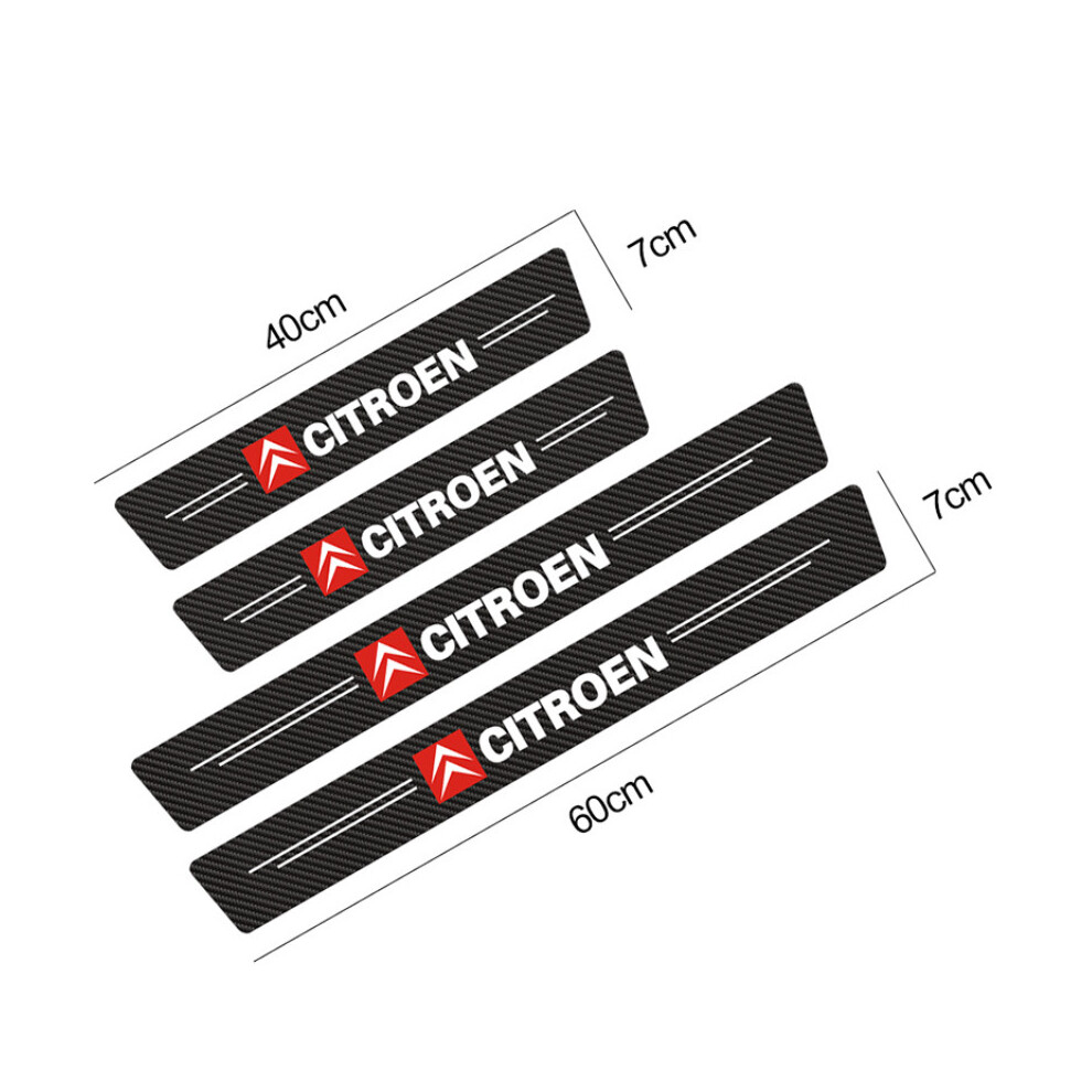 (Citroen) 4Xcar Door Sill Scuff Plate Protector Step Sticker 5701510966125