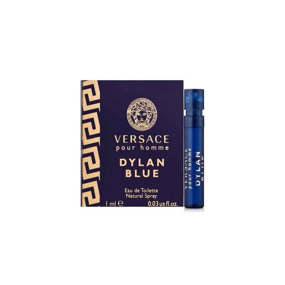 Versace Dylan Blue 0.03 Oz Eau De Toilette Spray Vial For Men