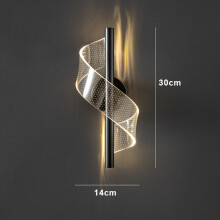 (Black wall lamp, Cold light) Nordic LED Pendant Lights Indoor Lighting Hanging Lamp For Home Bedside Living