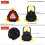 Portable Car Triangle LED Warning Light Tail Rear Red Safety Strobe Stop Flash 6