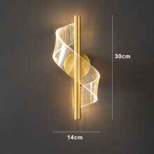 (Gold wall lamp, Cold light) Nordic LED Pendant Lights Indoor Lighting Hanging Lamp For Home Bedside Living