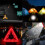 Portable Car Triangle LED Warning Light Tail Rear Red Safety Strobe Stop Flash 5