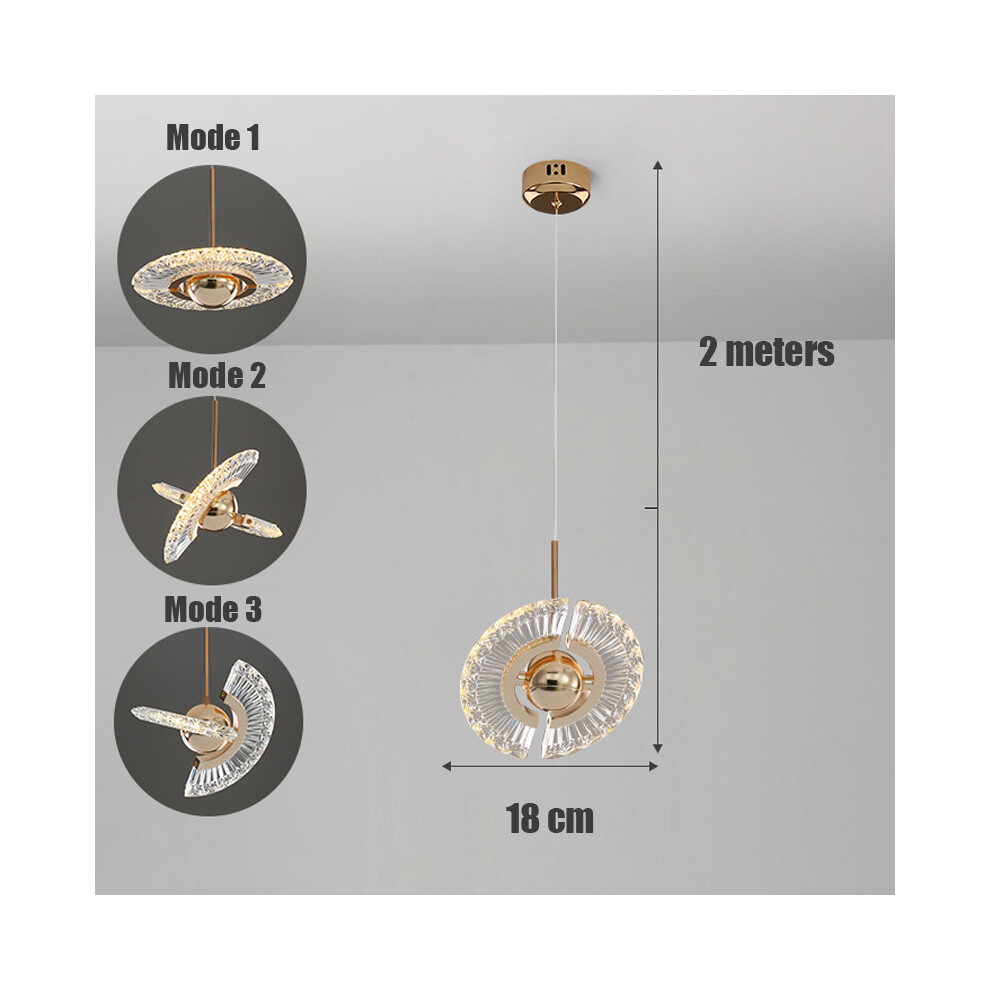 (planet, White light) Nordic LED Pendant Lights Hanging Lamp Indoor Lighting For Home Living Dining Bed-image-OPC-PBN6BTG-NEW