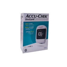 Accu-Chek Instant Blood Glucose Monitoring Kit - Bluetooth with mySugr, 5-Second Readings, Large Backlit Display, 500-Result Memory