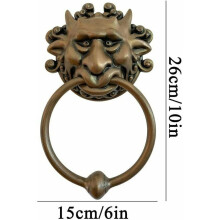 ( Right Only (Mouth)) Animal Hanging Ornament Printed Labyrinth Vintage Resin Knockers Wall