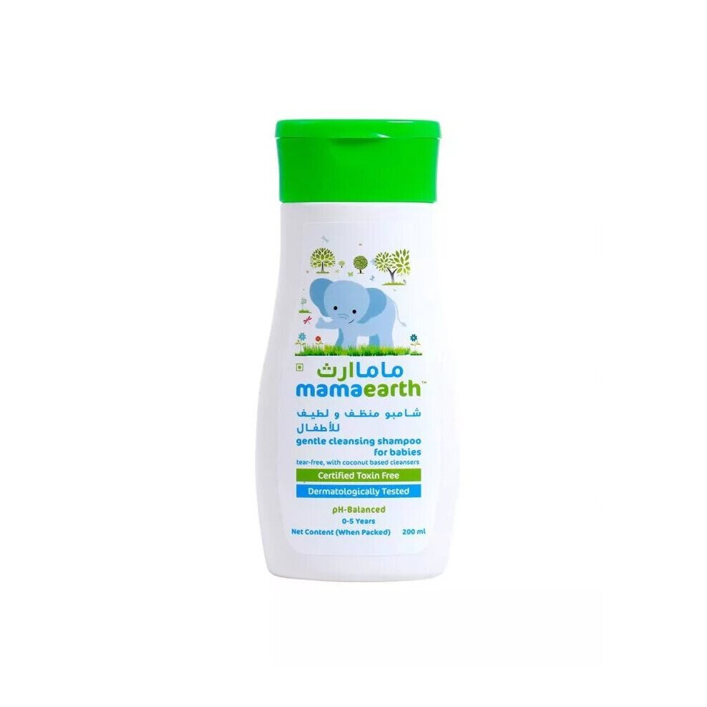 Mamaearth Gentle Cleansing Shampoo For Babies With Coconut Based