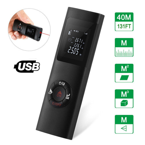Mini LCD Digital Laser Distance Meter Rangefinder Measure Range Finder Tool 2