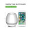 (White) Smart Touch Music Flower Pot 7