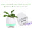 (White) Smart Touch Music Flower Pot 8