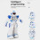 Smart RC Robot Toy Talking Dancing Gesture Sensing Programmable Robots for Kids 6