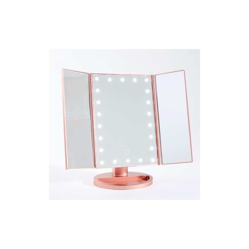 Desafiona Light Tri-Fold Led Makeup Mirror