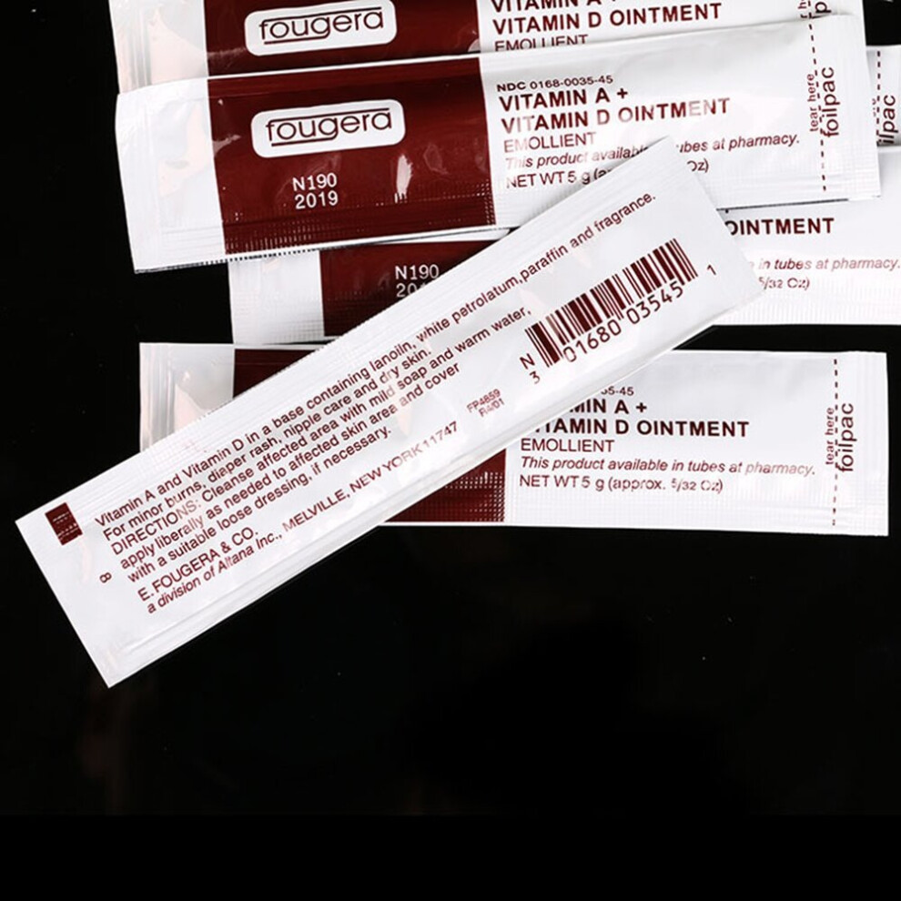 (50PCS) Tattoo Aftercare Cream Fougera Vitamin Ointment A&D Anti Scar For Tattoo Permanent Makeup Tattoo Supplies