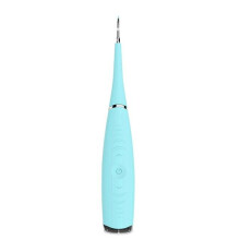 (Blue) Ultrasonic Electric Tooth Cleaner Ultrasonic Oral Teeth Dental Cleaning