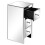 Mirrored Glass Bedroom Bedside Table Cabinet W/ 3Drawer Crystal Handle 5