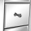 Mirrored Glass Bedroom Bedside Table Cabinet W/ 3Drawer Crystal Handle 7