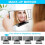 (Black) Mirror Projection Alarm Clock Bedroom Ceiling Projection Digital Clock 13