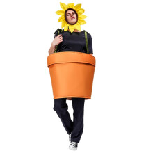 Sunflower Pot Plant Cosplay Costume Stage Performance Halloween Carnival  Prop