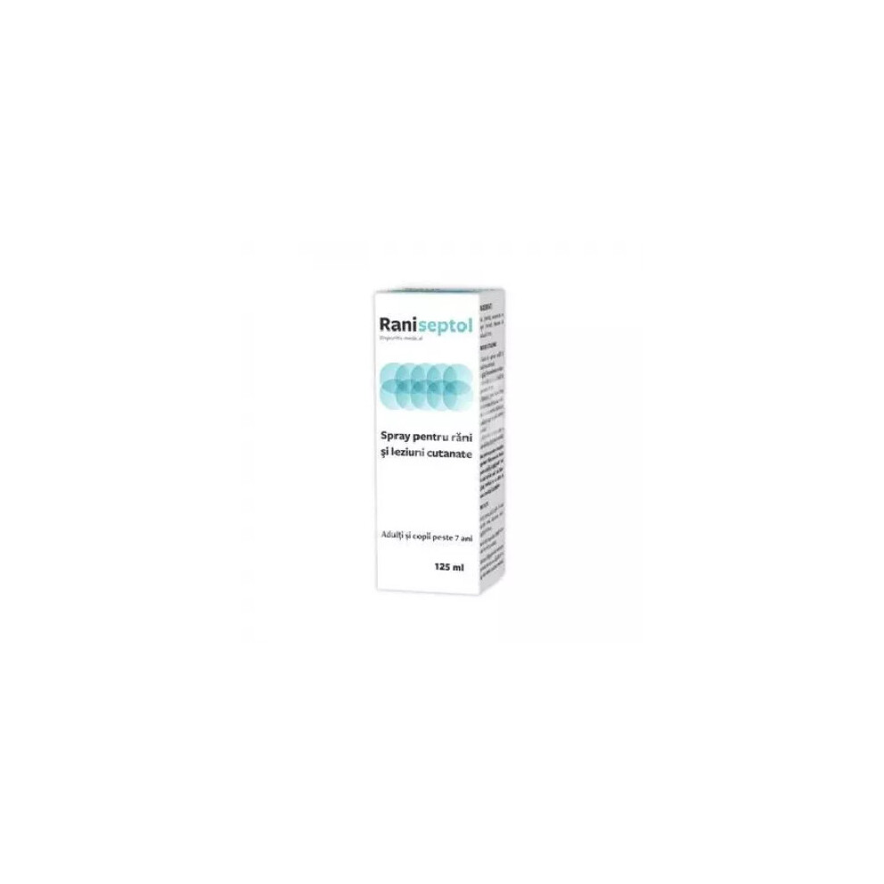 Zdrovit Spray For Wounds And Skin Lesions, Raniseptol, 125 Ml,