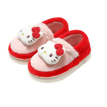 ( HelloKitty, 39-40=Foot Length24.5-25cm) Sanrio Slippers Hello Kitty Plush Shoes Kuromi My Melody Home Cotton Slippers