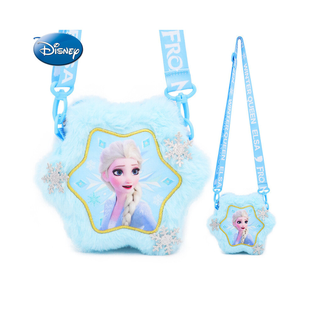 (Blue Elsa) Crossbody Frozen2 Bag Shoulder Bag Kids Adjustable Strap