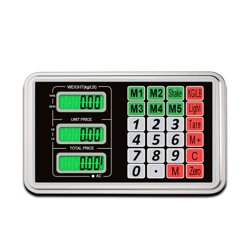 100KG/220lbs LCD Digital Industrial Platform Postal Weighing Scales 2
