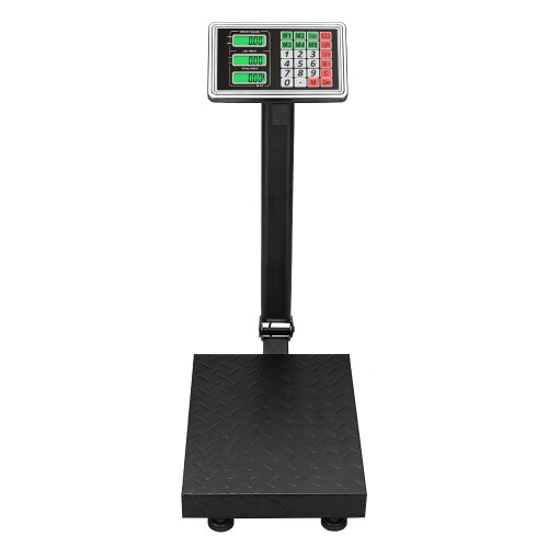 100KG/220lbs LCD Digital Industrial Platform Postal Weighing Scales 1